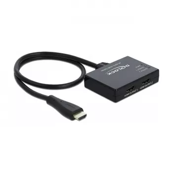 Splitter HDMI DELOCK 1 x HDMI in > 2 x HDMI out 4K 60 Hz