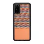 Custodia per cellulare man and wood Galaxy S20 marrone a quadri nero – cover protettiva per Samsung Galaxy S20