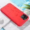 Custodia per cellulare Devia Nature Series per iPhone 12 Pro Max, silicone, rosso