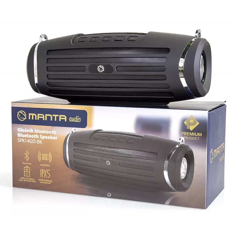 Altoparlante portatile Manta SPK14GO BT nero