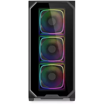 Case PC Sharkoon AK5G RGB Midi Tower nero