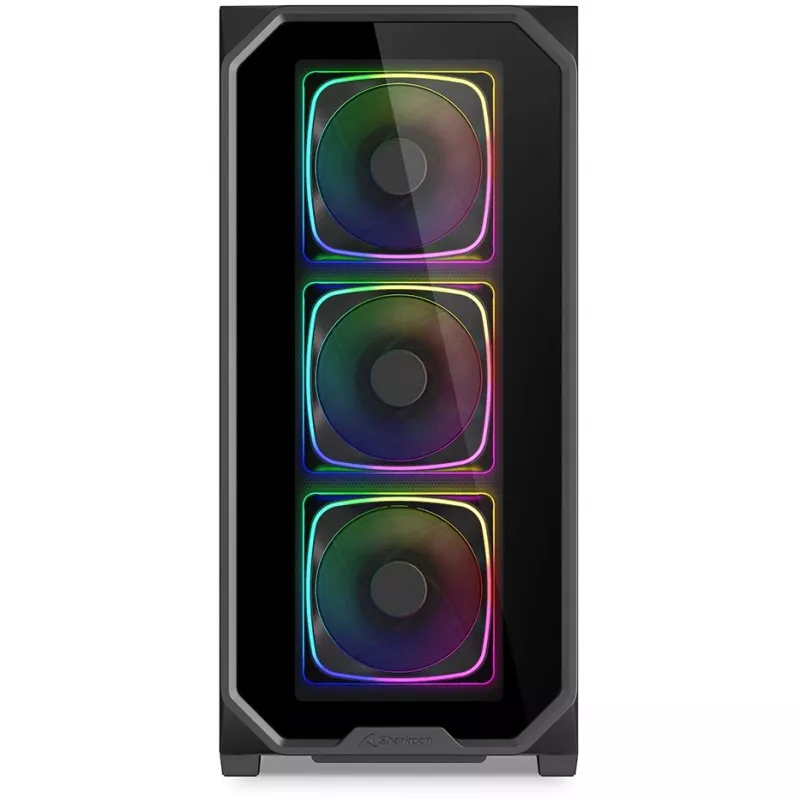 Case PC Sharkoon AK5G RGB Midi Tower nero