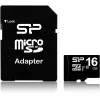 Scheda di memoria MicroSDHC Silicon Power 16GB Class 10 UHS-I U1 40 MB/s, impermeabile, nera