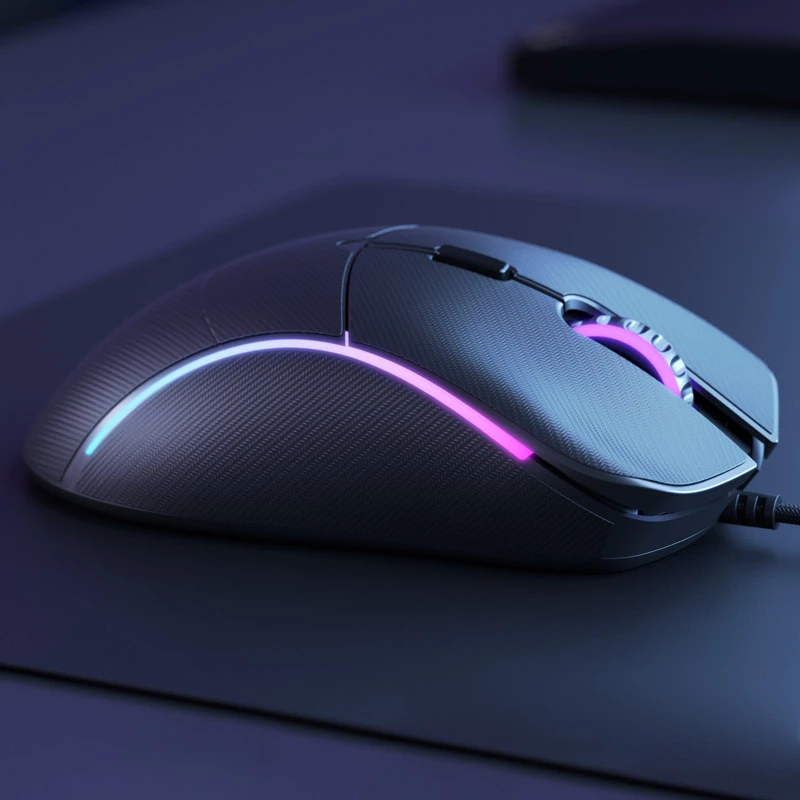 Glorious Model D mouse gaming pacchetto mod - nero