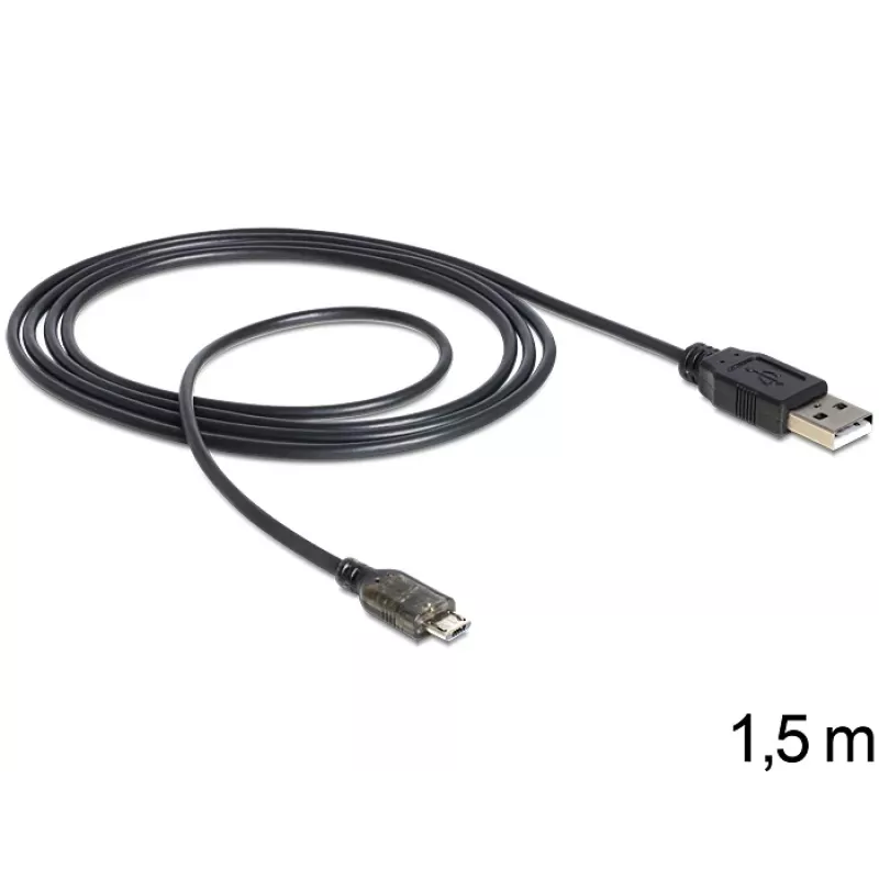 Cavo USB DeLOCK USB 2.0-A - USB micro-B 1,5 m