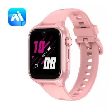 Smartwatch Stelio Junior Pro AI 4G ST-SWJ102-PK — orologio 4G per bambini, rosa