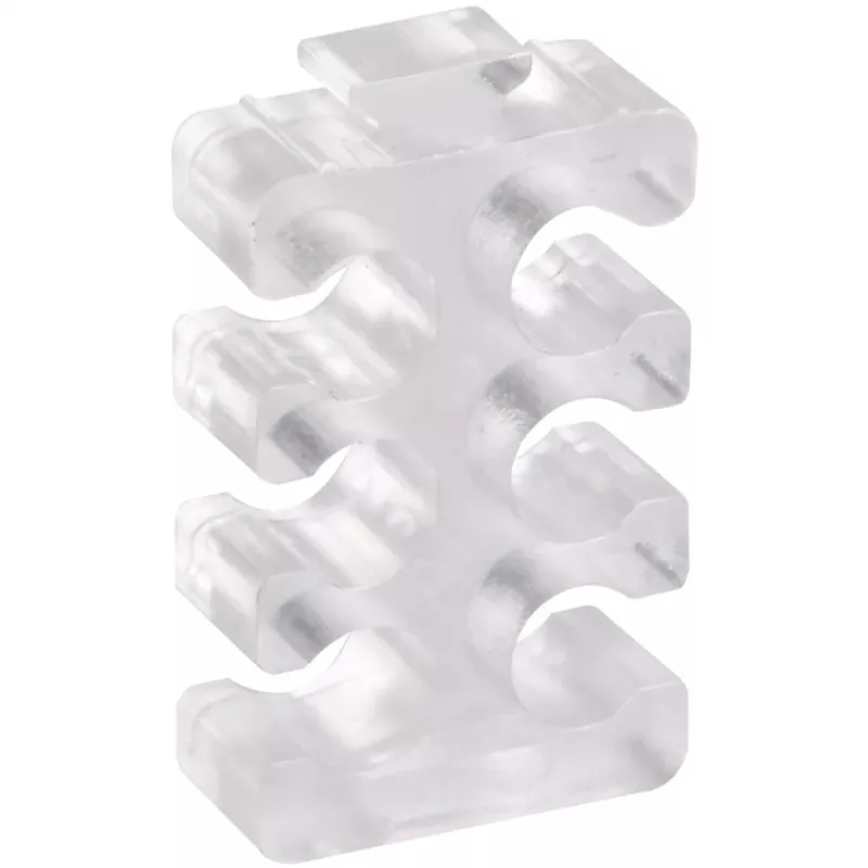 SilverStone SST-PP09, set di pettini per cavi, trasparente
