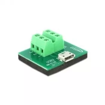 Cambia-sesso per cavo DeLOCK 65517 Micro USB 6p nero verde
