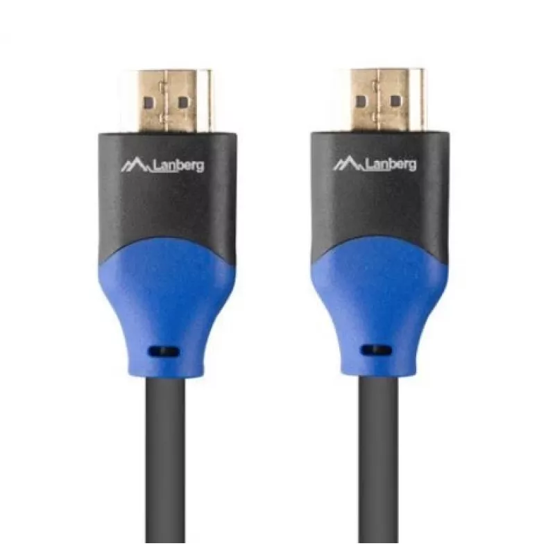 Cavo HDMI Lanberg CA-HDMI-15CU-0030-BK 3 m HDMI tipo A connettore maschio 18 Gbit/s