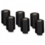 Thermal Grizzly DeltaMate Extender MF28 – raccordo per raffreddamento a liquido, nero, 6 pz. (TG-DM-FIT-6008)