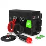Inverter per auto Green Cell INV16 500 W DC 12 V a AC 230 V, 50 Hz, porta USB, raffreddamento attivo, nero