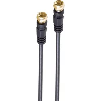 Cavo coassiale ShiverPeaks BS80098-G-128CP-S 10 m F nero