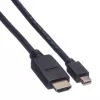 Cavo Mini DisplayPort VALUE Mini DP-HDTV M/M 2 m