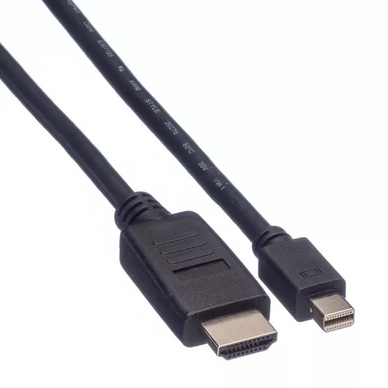 Cavo Mini DisplayPort VALUE Mini DP-HDTV M/M 2 m