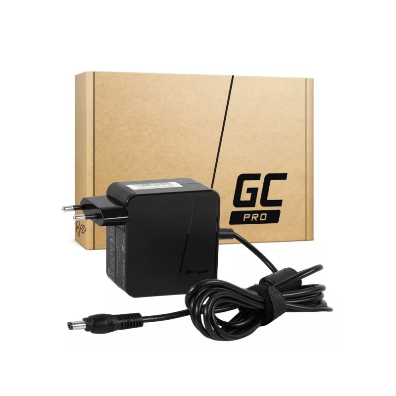 Alimentatore Green Cell AD25PV2 65W, 19V 3,42A caricabatterie AC/DC per laptop, nero