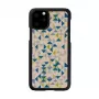 Custodia per smartphone man and wood per iPhone 11 Pro – triangolo blu su nero, guscio rigido protettivo
