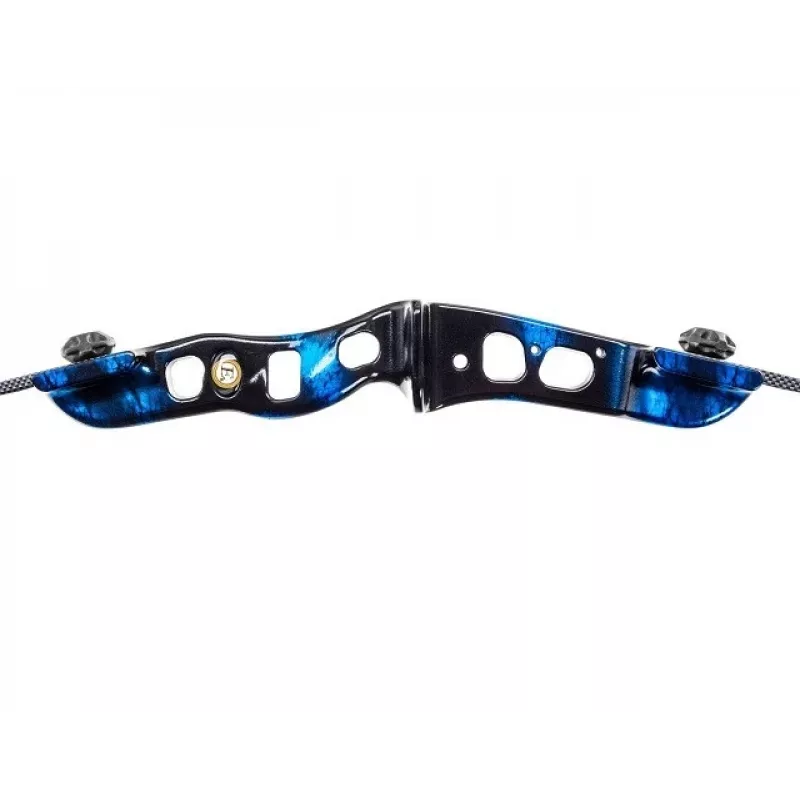 Poe Lang EK Firestar CO-014UCB3 arco compound, 25 lbs, blu carbonio