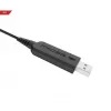 Koss CS200 Headset USB con filo ad archetto Telefonate/Musica USB Type-A Nero