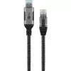 Goobay 70693 cavo USB-A a RJ45 Ethernet CAT 6 per connessione internet cablata stabile con router/modem/switch di rete/sostituisce adattatore USB a RJ45 / 1