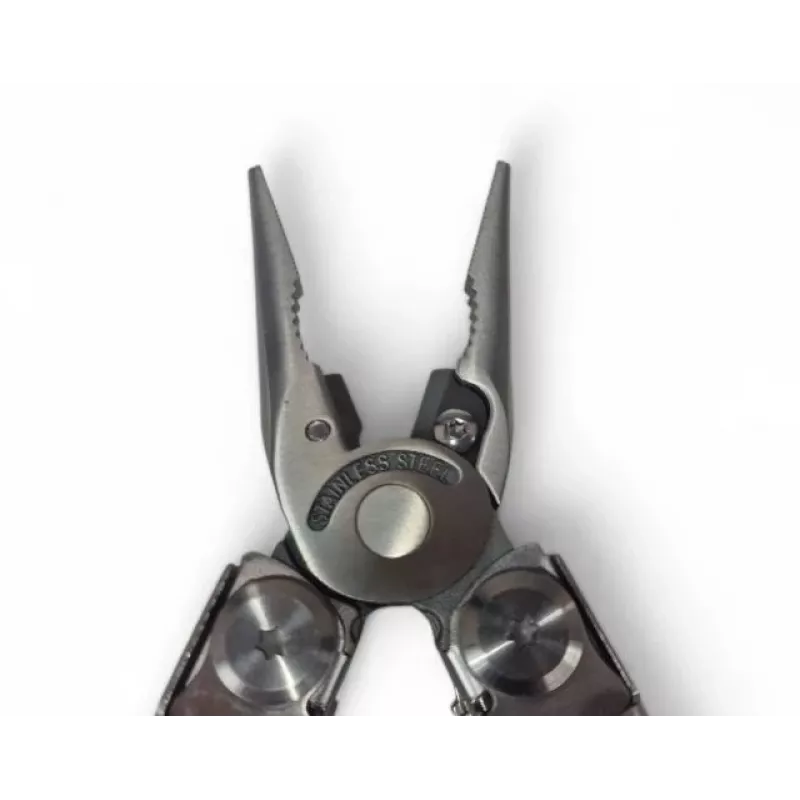 Multitool AZYMUT Giewon FS accendifuoco multitool con 19 utensili, pietra focaia, fischietto, custodia da cintura (H2038A)