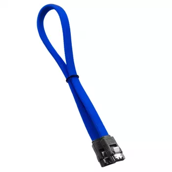 CableMod ModMesh - cavo SATA - Serial ATA 150/300/600 - SATA (M) a SATA (M) - 60 cm - blu (CM-CAB-SATA-N60KB-R)