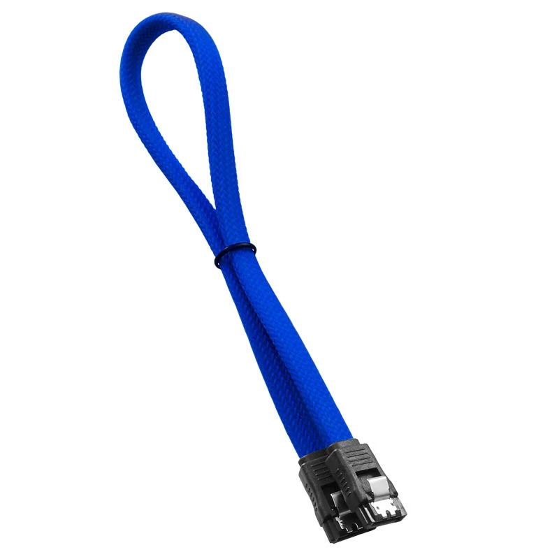 CableMod ModMesh - cavo SATA - Serial ATA 150/300/600 - SATA (M) a SATA (M) - 60 cm - blu (CM-CAB-SATA-N60KB-R)