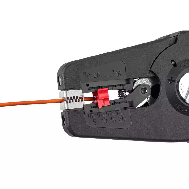 Pinza spellafili automatica PreciStrip16, spellafili nero/rosso, tagliafili integrato