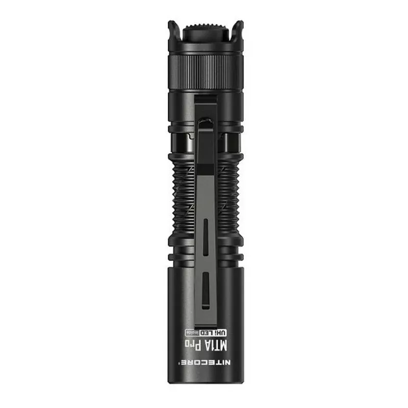 Torcia portatile Nitecore MT1A Pro — LED 50 lm, USB ricaricabile, 1100 mAh, alluminio, impermeabile, resistente agli urti, nero