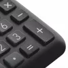 Casio MS-8F calcolatrice da tavolo base, a 8 cifre, a batteria/solare, nera