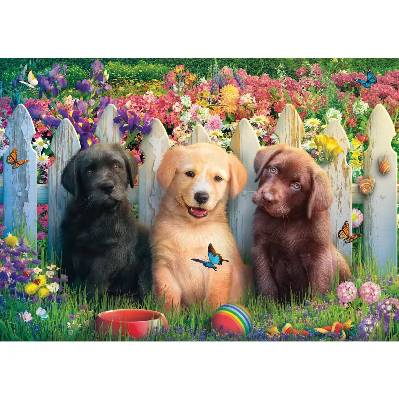 sweet puppy scene, puzzle 1000 pezzi