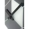 NeXtime orologio 8171 Cubic, 43,5x37 cm, da parete, nero/bianco/grigio
