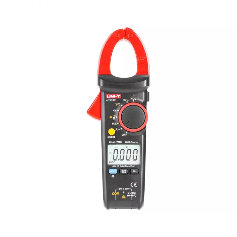 Pinza amperometrica Unit UT213B — multimetro digitale a pinza, misura in corrente alternata