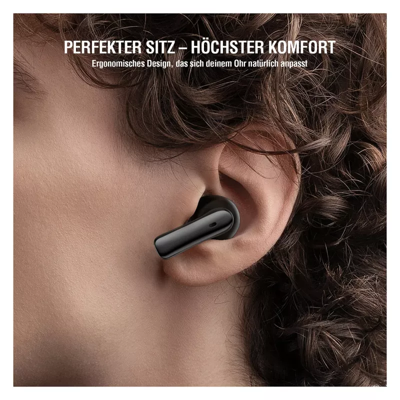 4smarts cuffia senza fili SkyBuds Air nera (541722)