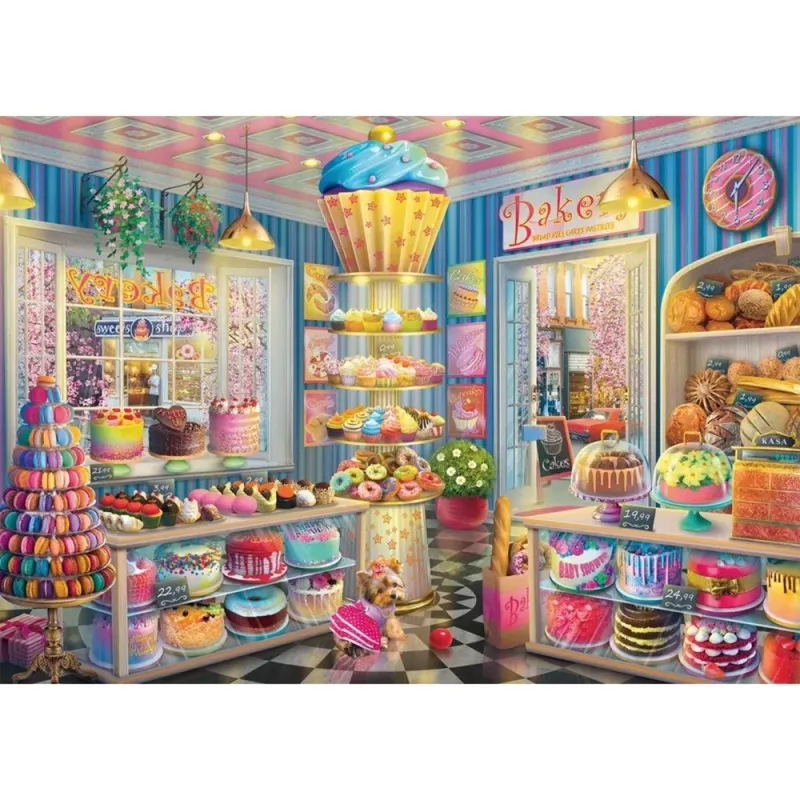 Panetteria colorata, puzzle 1000 pezzi
