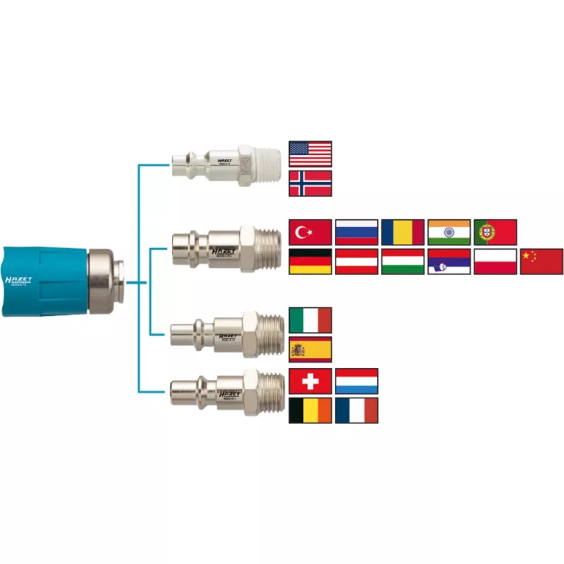 HAZET 9000-061 giunto di sicurezza per tubo dell'aria compressa