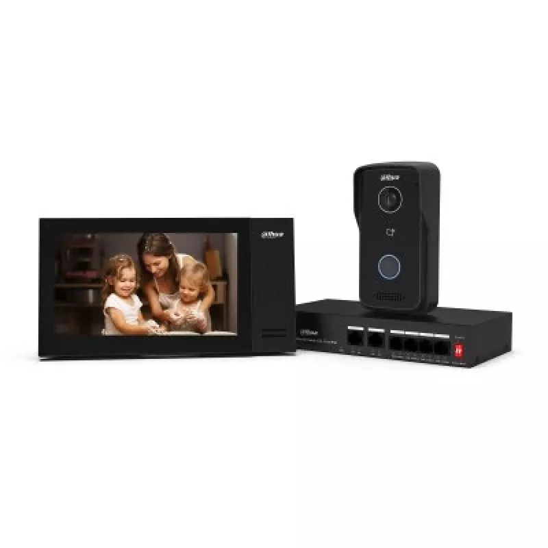 Dahua VTO2111D-P-S3 postazione esterna IP per villa, 2 MP, PoE, IP65, nera
