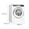 Bosch WNG254A9BY Lavasciuga 10,5 kg / 6 kg 1400 giri/min Bianco
