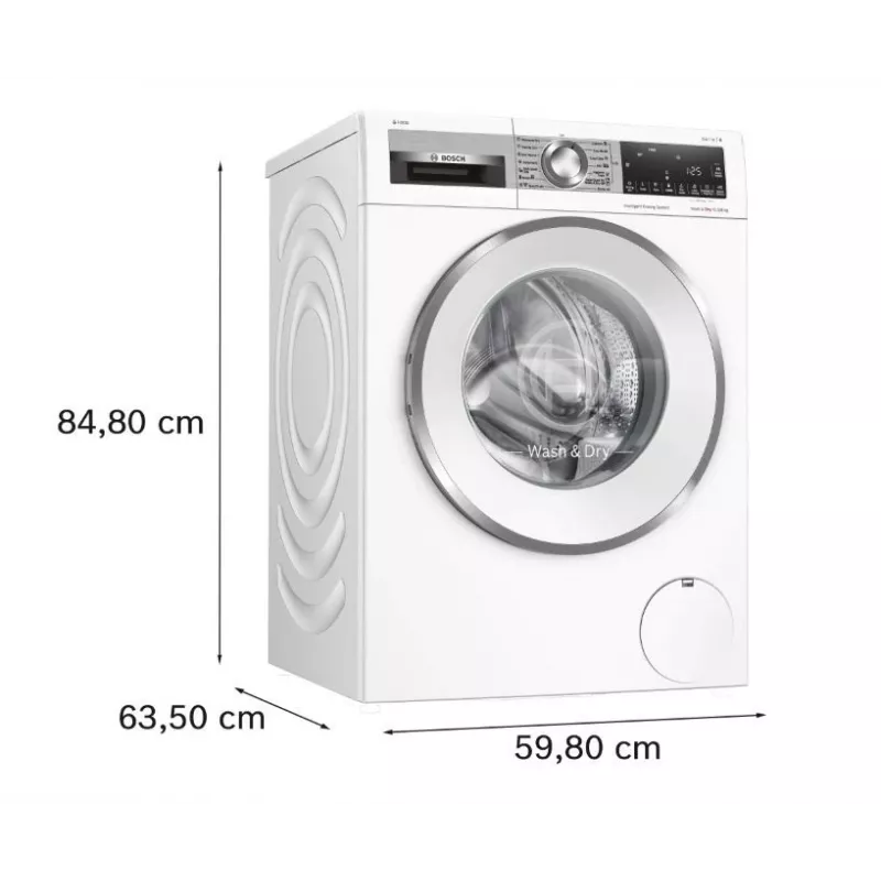 Bosch WNG254A9BY Lavasciuga 10,5 kg / 6 kg 1400 giri/min Bianco