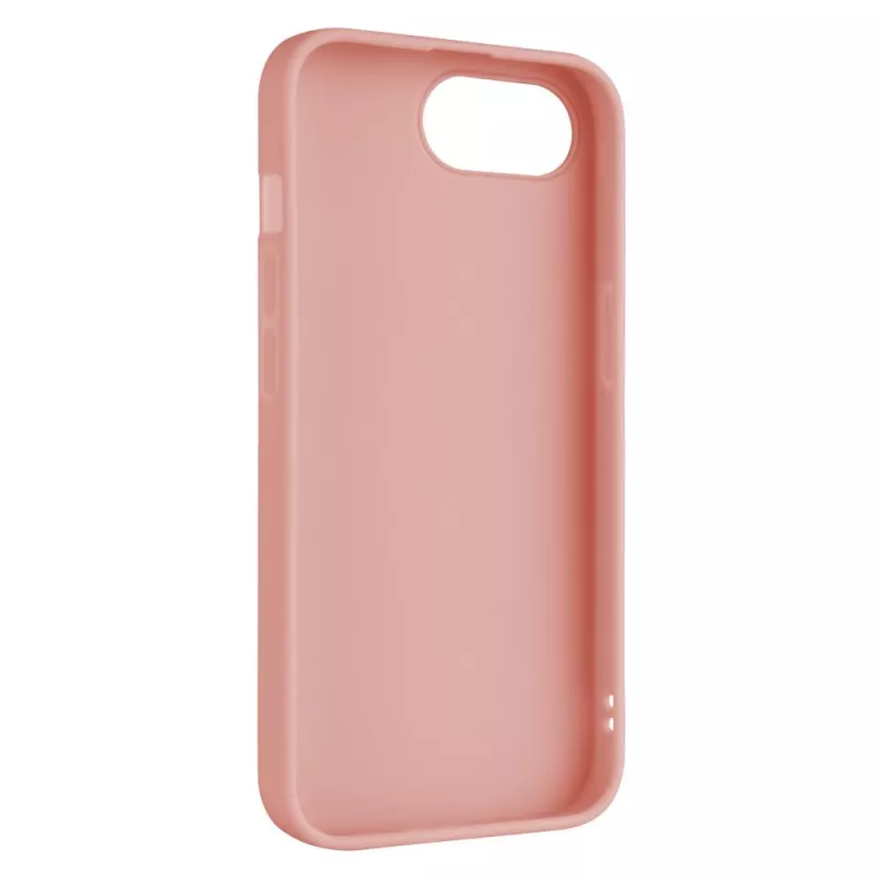 Cover posteriore per cellulare FIXED per Apple iPhone 16e, gomma, rosa