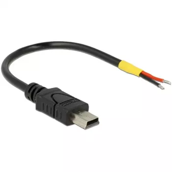 Cavo USB DeLOCK 85251 Mini-USB B 0,1 m nero