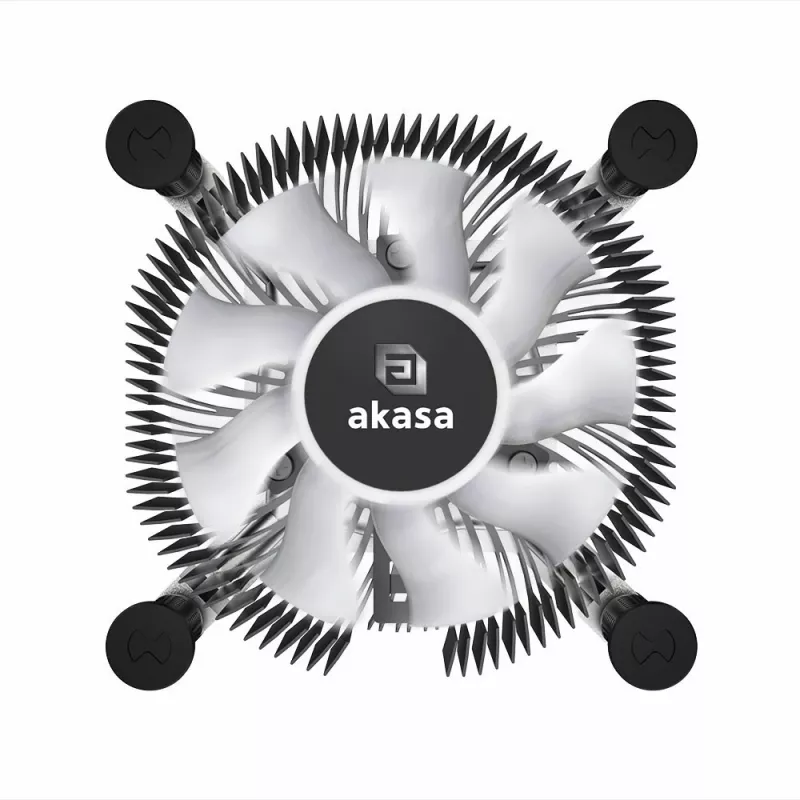 Dissipatore ad aria Akasa AK-CC6615BP01 nero 600-3000 U/min doppio cuscinetto a sfere