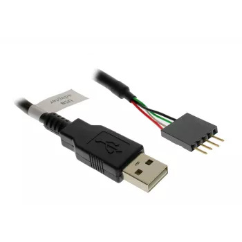 Cavo USB Akasa 0,4 m USB A nero