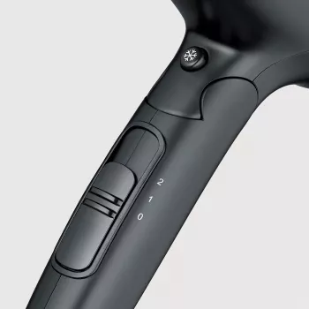 Asciugacapelli SEVERIN HT 0159 — 1600 W, doppia tensione 110/220–240 V, 2 velocità, tasto aria fredda, cavo 1,8 m, nero