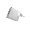 Caricabatterie FIXED FIXC65-2C-WH per interni AC ricarica rapida 2x USB Type-C