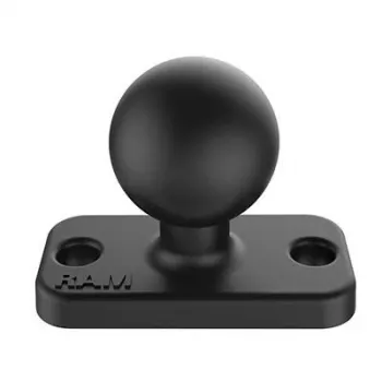 RAM Mounts RAM misura B piastra a sfera e rettangolare con foro 1,5