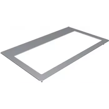 Kindermann cornice in alluminio per 4 mascherine adattatore