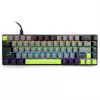 Tastiera meccanica MEDIA-TECH MT1260 Red Core MX60, formato 60%, switch CHERRY MX Red, illuminazione RGB, USB, verde