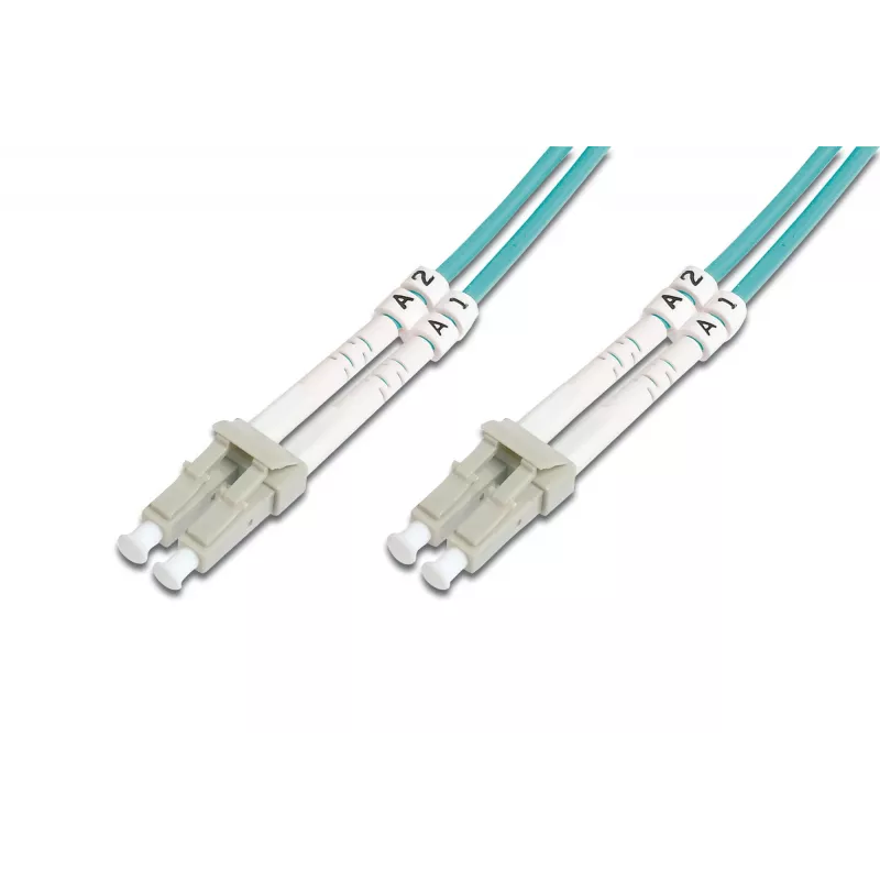 Cavo patch in fibra ottica multimodale OM3 LC/LC 15m Digitus