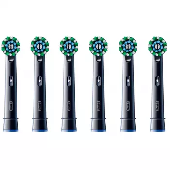 Testine di ricambio Oral-B Pro CrossAction CleanMaximizer, nero, 6 pz.