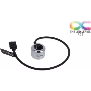 Alphacool Aurora HardTube LED Ring 16mm cromo - RGB (15354)
